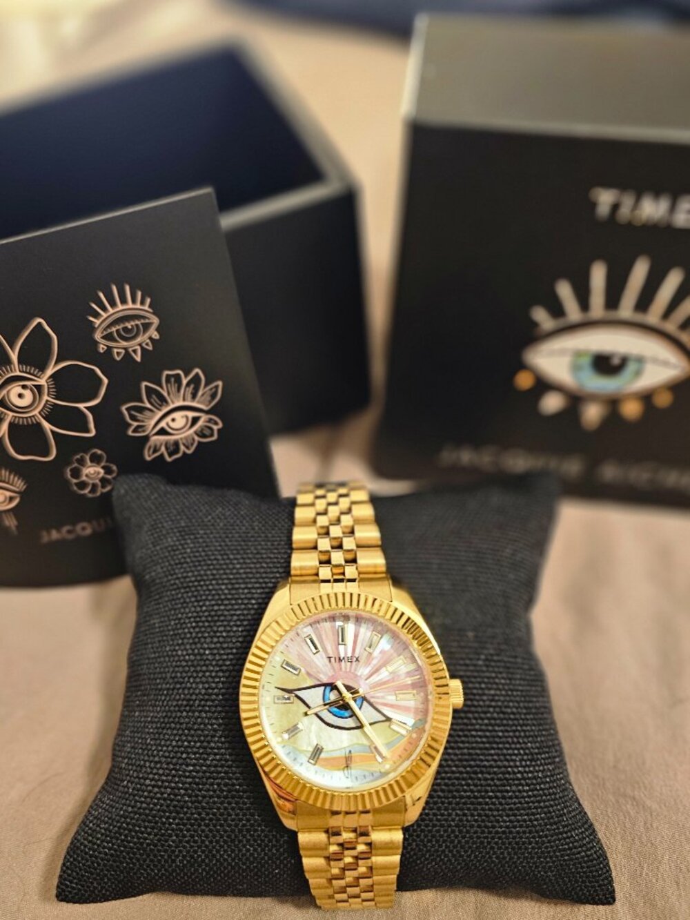 JACQUIE AICHE TIMEX GUIDING LIGHT WOMENS WATCH